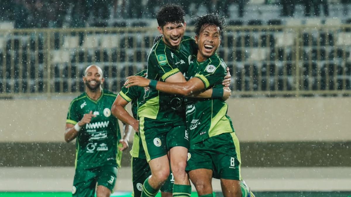 SELEBRASI GOL - Potret cuplikan pertandingan PSS Sleman vs Persipura Jayapura dalam laga pekan 20 Championship Liga 2 2025/2026 di Stadion Maguwoharjo, Sleman, Sabtu (21/2/2026).