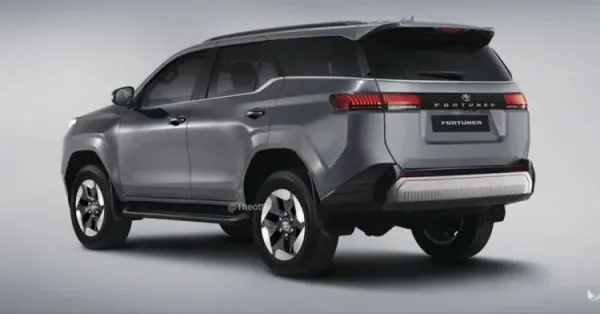 new toyota fortuner rear render