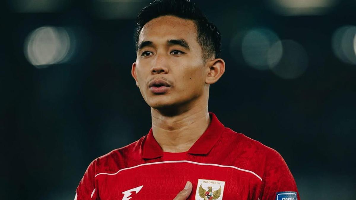 FOTO PEMAIN - Foto pemain Rizky Ridho saat berseragam Timnas Indonesia yang diunggah di akun instagran pribadi pada 6 Juni 2025. Rizki Ridho masuk dalam nominasi peraih pengharggan Puskas Award 2025 bersanding dengan pemain besar liga top Eropa, seperti Declan Rice dan Lamine Yamal.
