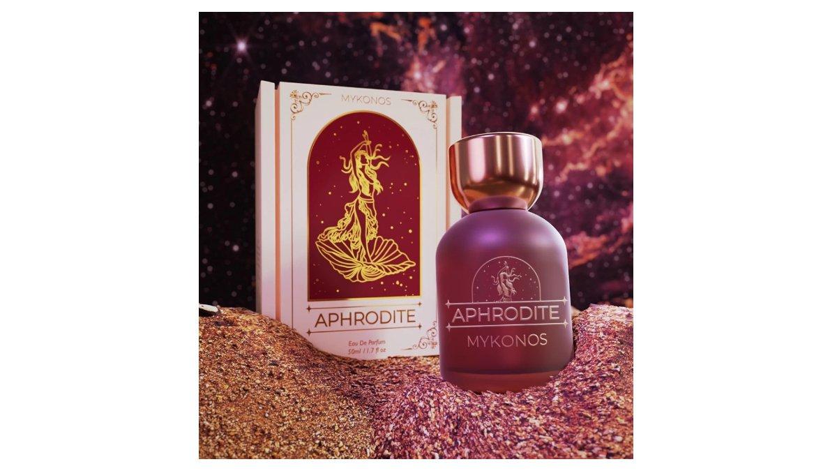 Ilustrasi Mykonos Aphrodite Extrait de Parfum punya aroma wangi bold, warm, dan sensual