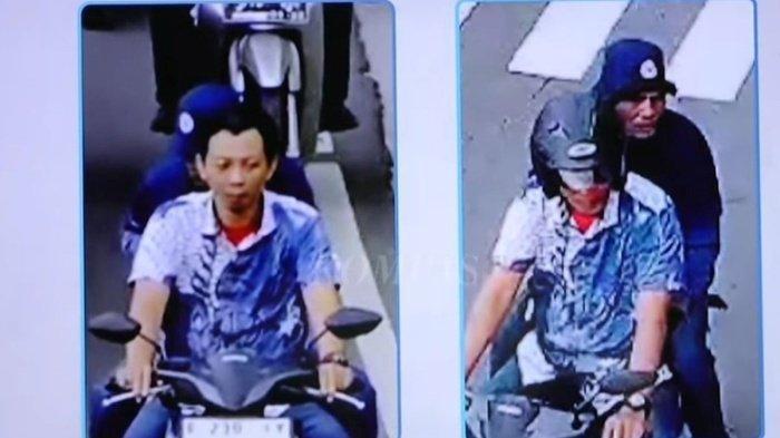 TAMPANG PELAKU - Wajah terduga penyiram air keras terhadap Wakil Koordinator KontraS Andrie Yunus yang terekam kamera CCTV diungkap dalam konferensi pers di Mapolda Metro Jaya, Jakarta, Rabu (18/3/2026).(Tangkapan layar KOMPAS TV) (HO//Tangkapan layar KOMPAS TV).