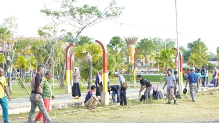 ASN Pemkab KTT kerja bakti 02 17042026