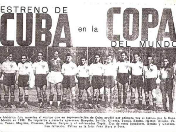 Timnas Kuba tampil di Piala Dunia 1938 sebagai partisipasi satu-satunya sejauh ini, seperti timnas Indonesia.
