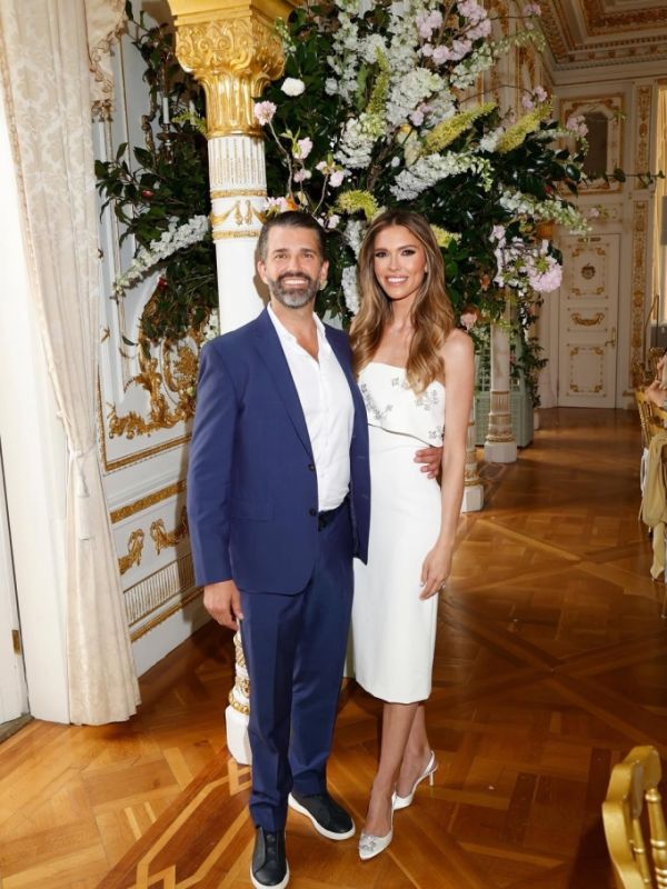 Donald Trump Jr. and his fiancée, Bettina Anderson. Photo from Instagram/@bettina_anderson