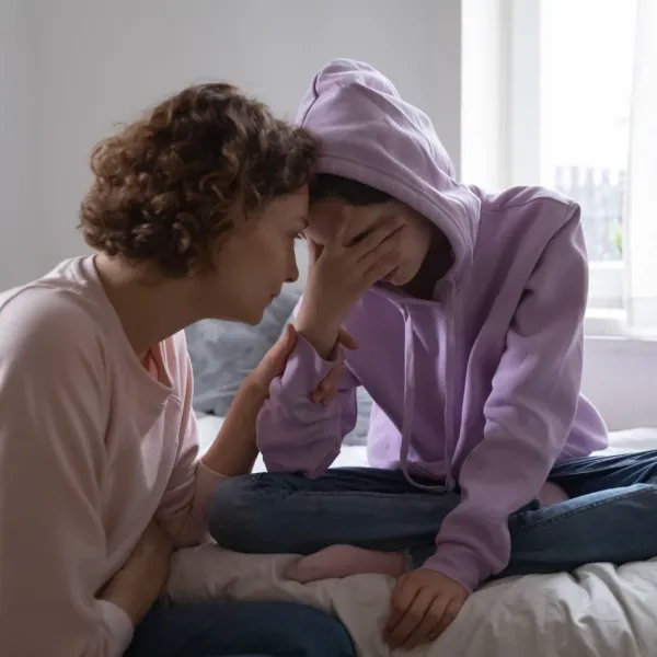 mom telling grieving teen that she needs to go to summer school 
