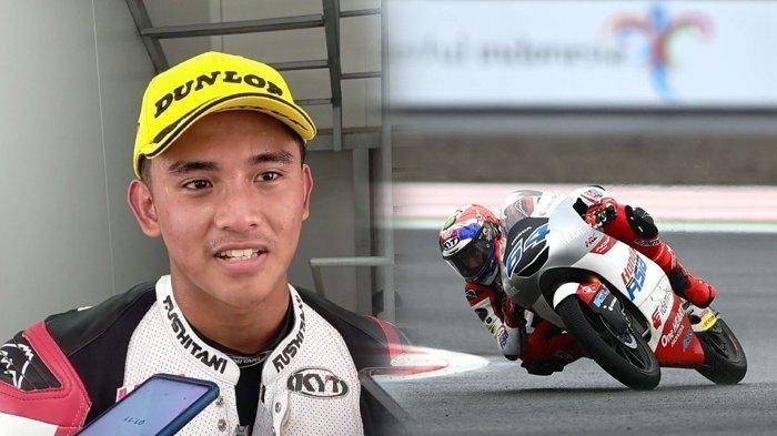 PEMBALAP INDONESIA - Pembalap Moto2 asal Indonesia, Mario Aji dari tim Idemitsu Honda Team Asia.