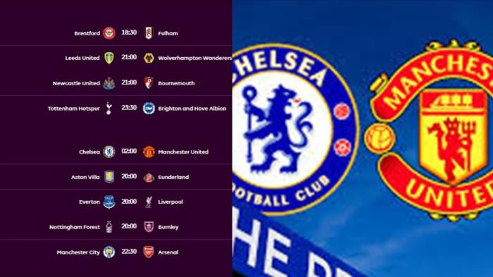 Jadwal Liga Inggris Sabtu hingga Selasa tayang Siaran Langsung SCTV.  Ada Chelsea vs Man United, Man City vs Arsenal
