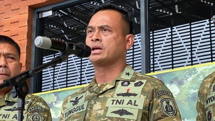 PERGERAKAN KAPAL AS - Kadispenal Laksamana Pertama Tunggul. TNI Angkatan Laut (AL) membenarkan adanya pergerakan kapal perang Amerika Serikat (AS) di kawasan Selat Malaka. (KOMPAS.com/BAHARUDIN AL FARISI)