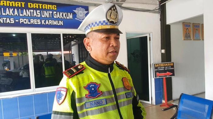 KECELAKAAN KARIMUN - Ipda Suratno Kanit Gakkum Satlantas Polres Karimun mengkonfirmasi kejadian laka lantas di Karimun pada Minggu (19/4/2026)