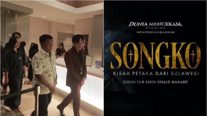 Gubernur Sulut Yulius Selvanus turut nonton Gala Premiere film Songko