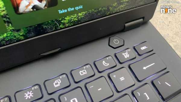 The power button occupies its own spot, and there is no Print Screen key. (Image Credit: Aditya Madanapalle/News9). 