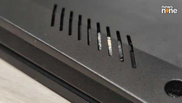 The speakers are positioned towards the front edge of the device. (Image Credit: Aditya Madanapalle/News9). 