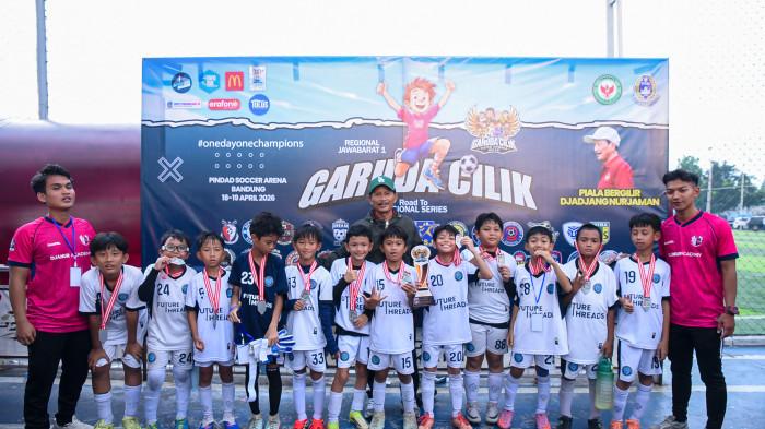 DJANUR - Tim KU-2016 Djanur Football Academy di turnamen Garuda Cilik Road to National Series Regional Jabar 1 di Lapangan Pindad, 19 April 2026.