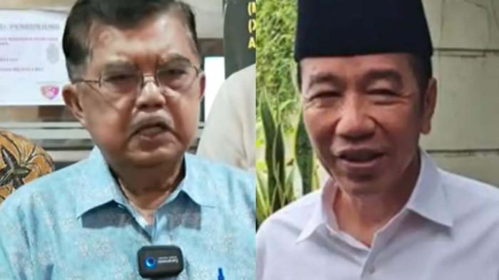DESAKAN - Mantan Wakil Presiden RI Jusuf Kalla meminta Presiden ke-7 RI Joko Widodo (Jokowi) menunjukkan ijazahnya ke publik untuk mengakhiri polemik.