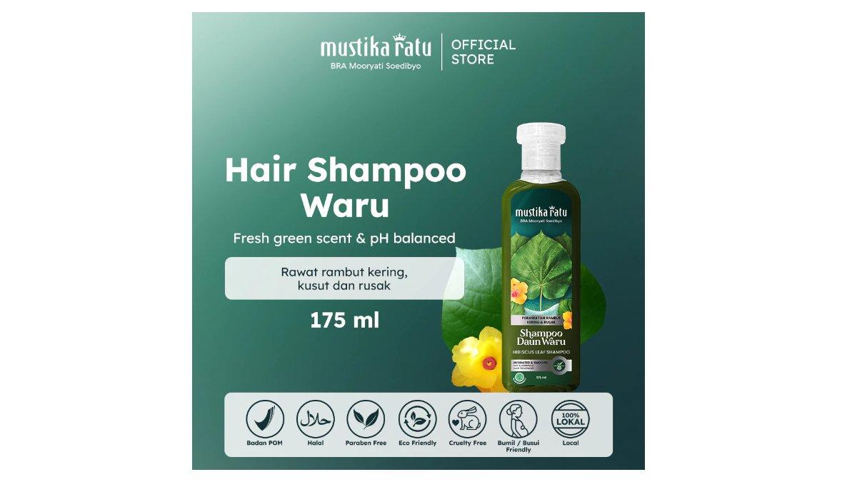 Ilustrasi Mustika Ratu Shampoo Daun Waru 175ml
