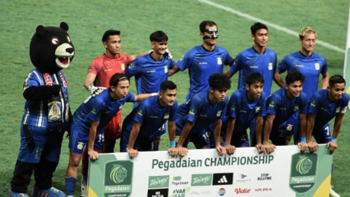 Skuad Persiba Balikpapan saat menghadapi Persiku Kudus 26 September