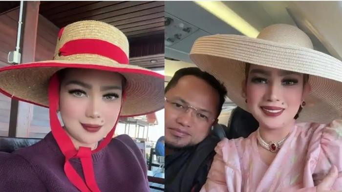 ISTRI GUBERNUR KALTIM - Outfit Syarifah Suraidah istri Rudy Mas'ud Gubernur Kaltim disebut mirip Noni Belanda.