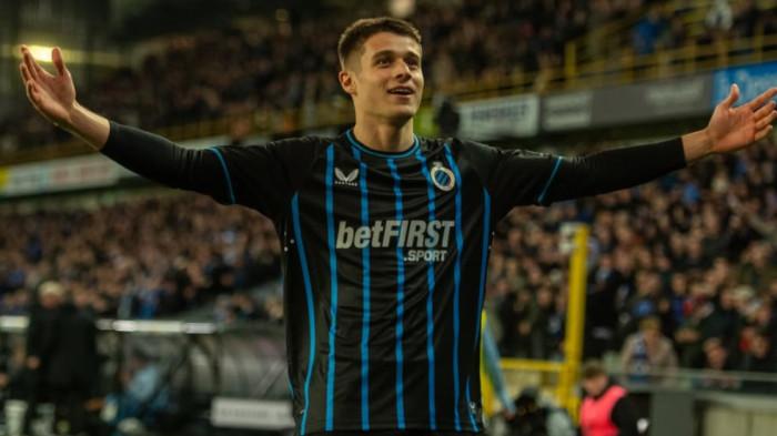 INCARAN AC MILAN - Pemain incaran AC Milan, Nicolo Tresoldi yang saat ini membela Club Brugge.