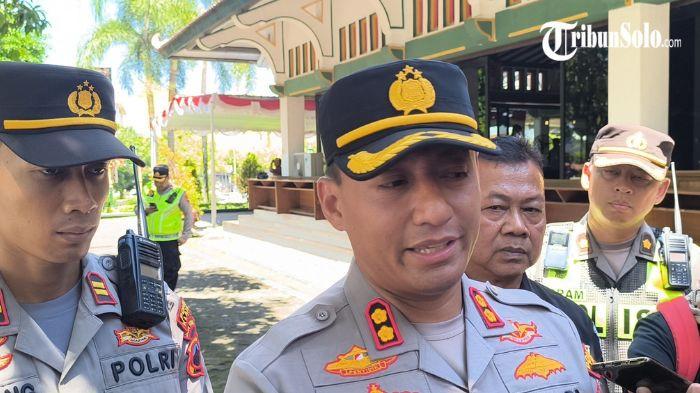 Kapolres Klaten, AKBP Moh. Faruk Rozi di halaman Pendopo Pemkab Klaten, Kamis (23/4/2026).