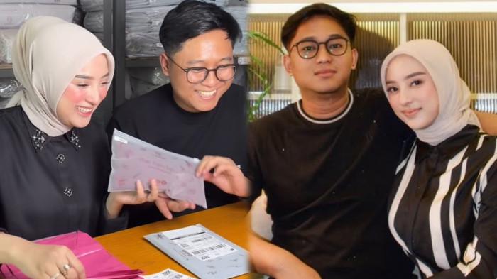 DONI SALMANAN BEBAS - Kolase potret Dinan Fajrina dan sang suami, Doni Salmanan. Dinan ternyata sempat hamil saat Doni di penjara