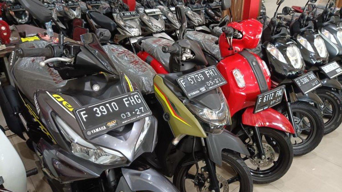Ilustrasi motor bekas.