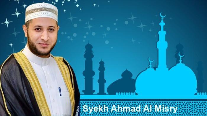 Potret Syekh Ahmad Al Misry, pendakwah asal Mesir yang juga juri program hafiz Alquran di stasiun tv swasta Indonesia