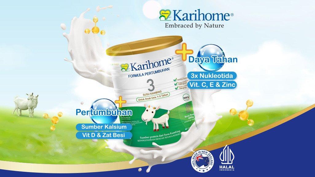 Bunda, nggak semua susu cocok untuk si Kecil. Karihome 3 bantu kurangi risiko kembung & sembelit, cocok untuk pencernaan sensitif