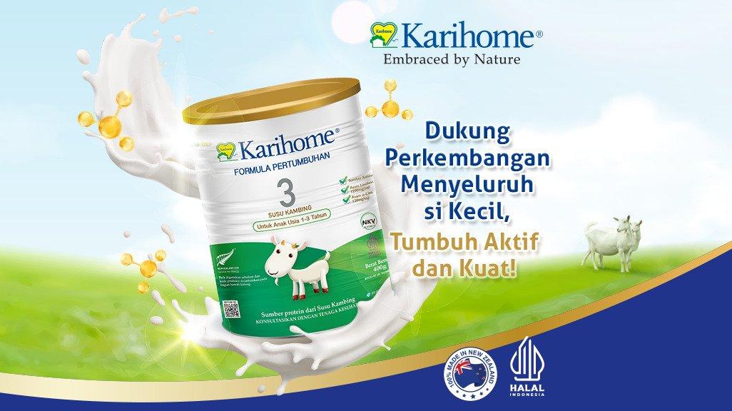 Transisi dari ASI jadi lebih mudah. Rasa Karihome 3 yang ringan bikin anak lebih cepat beradaptasi