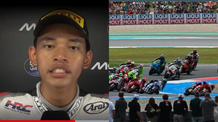 Inilah sosok Veda Ega Pebalap Indonesia asal Gunungkidul Yogyakarta yang sukses mendunia dengan naik podium di Moto3 Brasil.