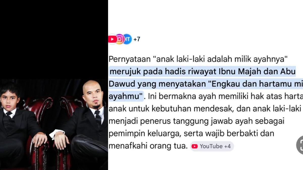 Seolah membalas sindiran Maia Estianty, Ahmad Dhani membagikan potret lawas bersama El Rumi saat masih kecil, seakan mengajak publik menengok perjalanan putranya sebelum memasuki fase baru dalam kehidupan.