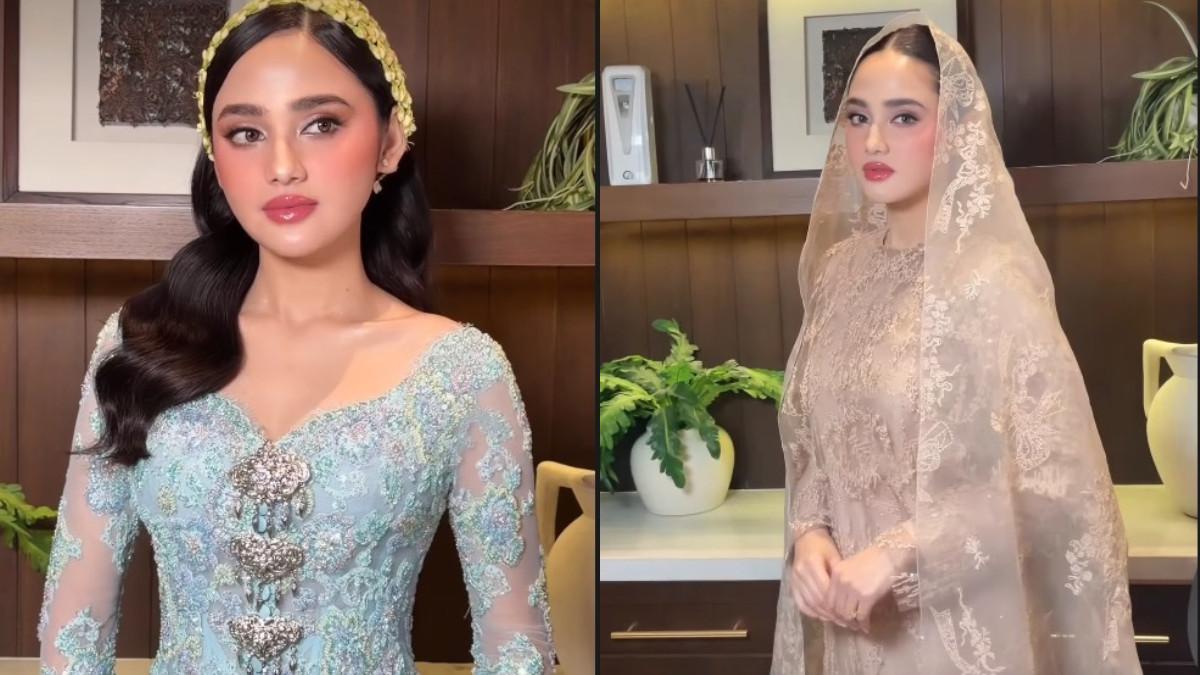 Syifa Hadju memilih konsep make up flawless dengan sentuhan soft natural yang membuat tampilannya terlihat segar dan elegan.