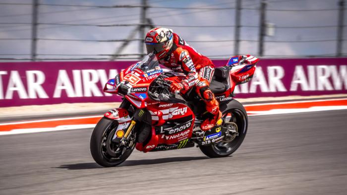 MOTOGP 2026 - Pembalap besutan Ducati Lenovo, Marc Marquez, asal Spanyol, saat beraksi dalam agenda balapan utama MotoGP Amerika 2026 di Circuit of The Americas (COTA) pada 29 Maret 2026. (Foto: Ducati Lenovo)