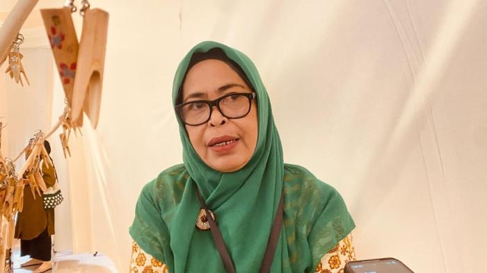 Kartin Manto saat diwawancarai TribunGorontalo.com