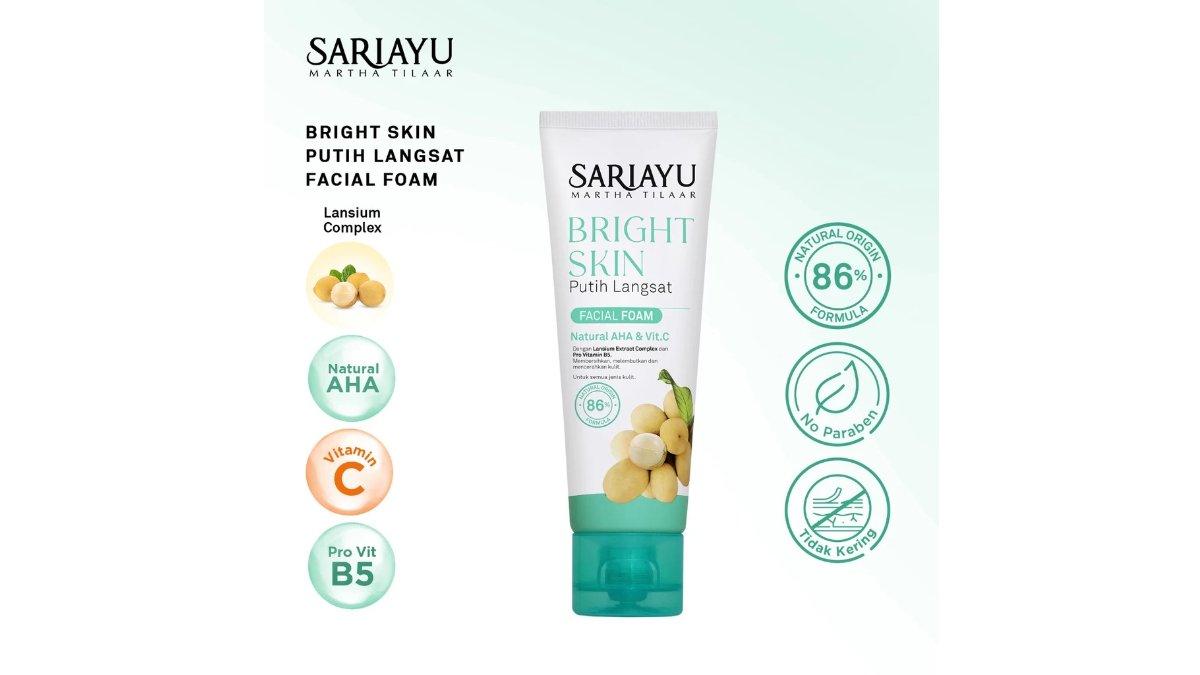 Sariayu Bright Skin Putih Langsat Facial Foam