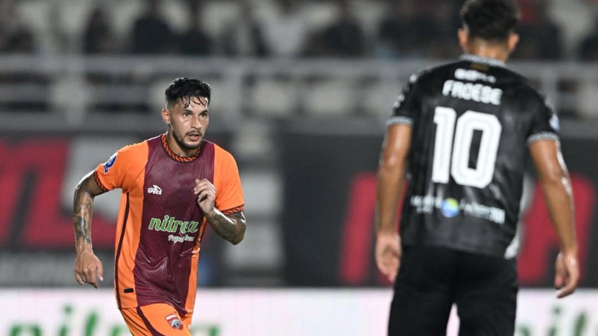 CUPLIKAN LAGA - Potret laga Borneo FC saat berhasil menang di markas sendiri kontra Semen Padang di Stadion Segiri, Samarinda, Sabtu (25/4/2026).