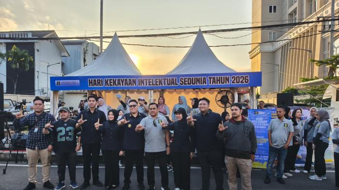 Peringati Hari Kekayaan Intelektual Sedunia di Car Free Day Bandar Lampung 2