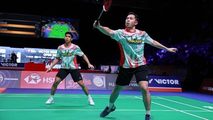 Ganda putra Indonesia, Sabar Karyaman Gutama/Moh Reza Pahlevi Isfahani, wajib menang 2 set agar lolos ke semifinal badminton BWF WTF 2025, Jumat (19/12/2025) sore.