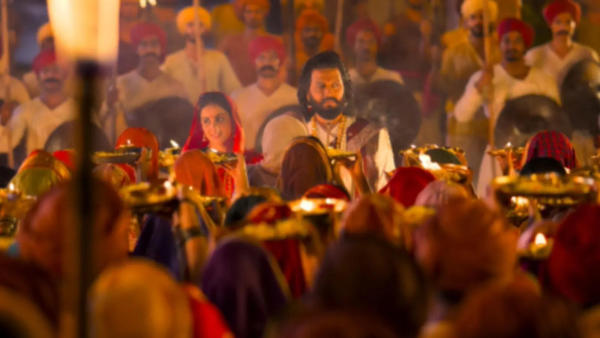 Riteish Deshmukh and Genelia Deshmukh in Raja Shivaji