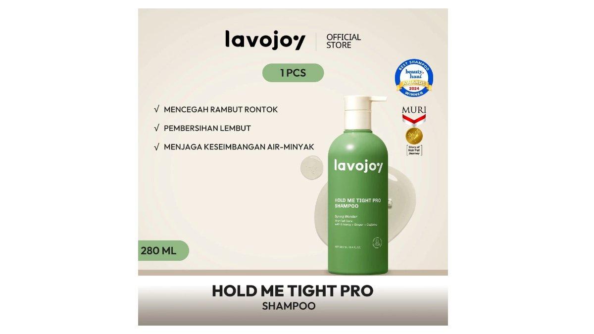 Ilustrasi manfaat dari produk Lavojoy Hold Me Tight Pro Shampoo