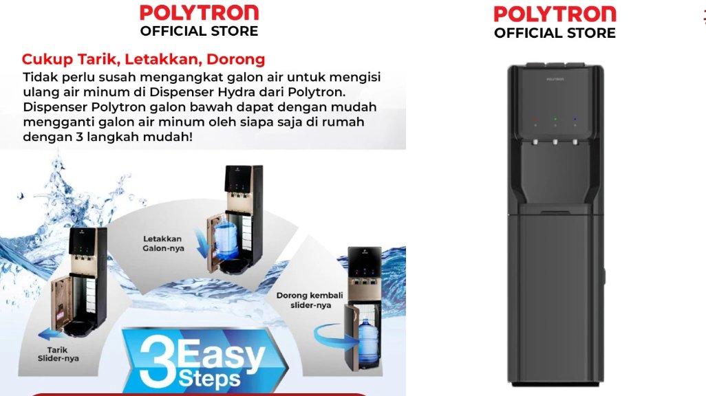 Dispenser Galon Bawah Polytron PWC 500.
