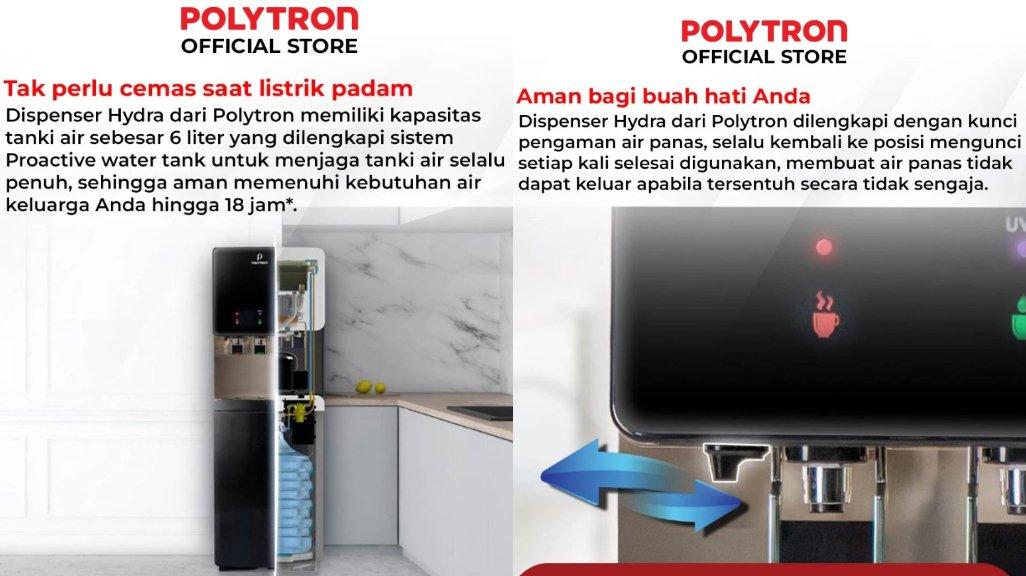 Dispenser Galon Bawah Polytron PWC 500.