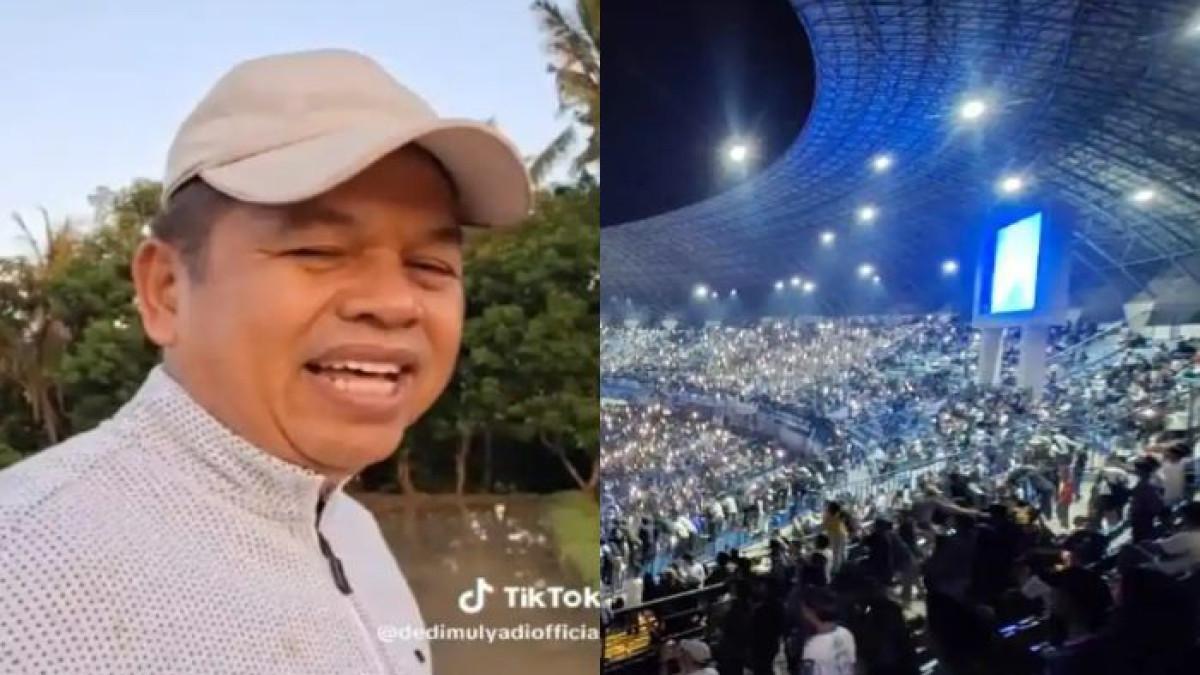 Spanduk “Shut Up KDM” di GBLA Viral, Dedi Mulyadi Beri Respons dan Singgung Bonus Persib.