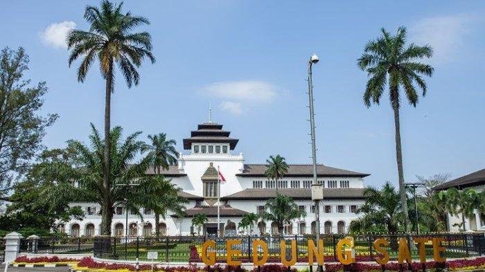 Ilustrasi Kota Bandung - Gedung Sate di Kota Bandung.(SHUTTERSTOCK / By Rusdiar)