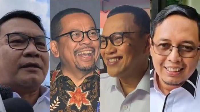 RESHUFFLE KABINET - (kiri kanan) Dudung, Muhammad Qodari, Abdul Kadir Karding dan Hasan Nasbi. Sejumlah nama pejabat negara mulai disebut-sebut masuk dalam daftar pergeseran posisi strategis di pemerintahan.  (Tribunnews.com/Kompas.com/Tribun-timur.com/TribunSolo.com)