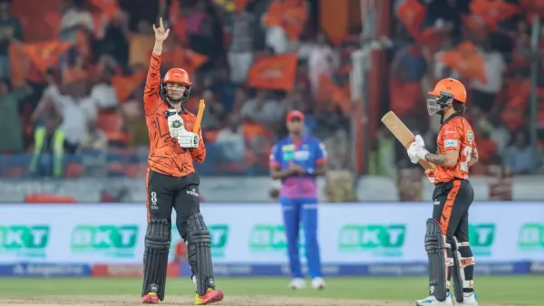 Abhishek Sharma after Scored Century against Delhi Capitals