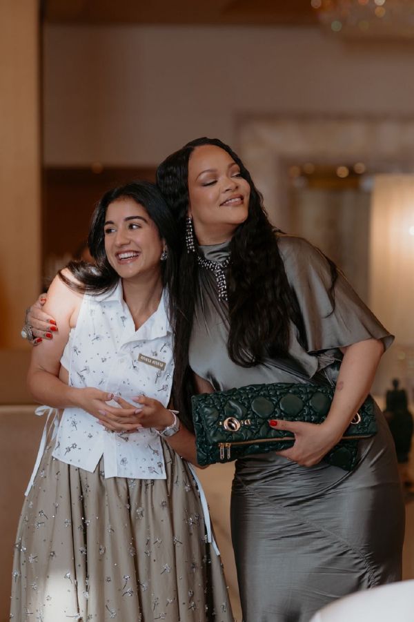 Radhika Merchant and Rihanna