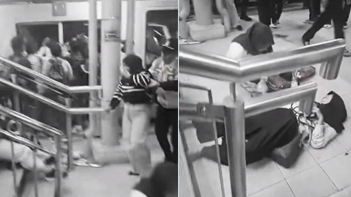 KRL DITABRAK KERETA API JARAK JAUH: Warga merekam detik-detik KA Argo Bromo Anggrek menabrak KRL Commuter Line di Stasiun Bekasi, Senin (27/4/2026) sekira pukul 21.17 Wib.