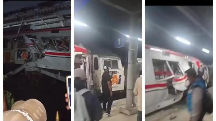 TABRAKAN - Tabrakan Maut di Bekasi Timur! KA Argo Anggrek Hantam KRL
