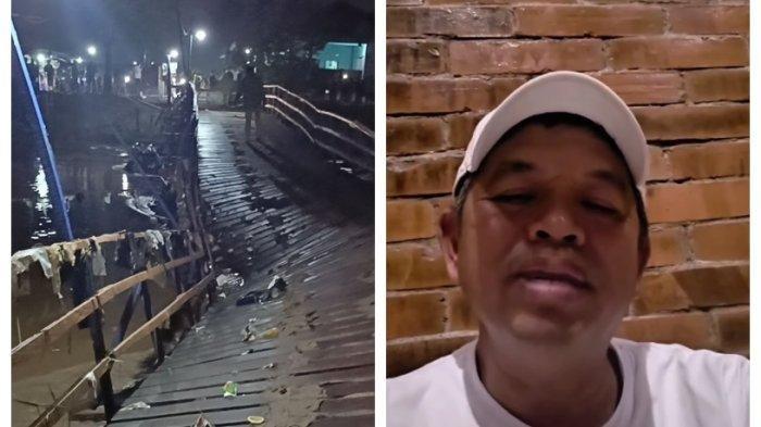 JEMBATAN CIJERUK AMBRUK - Gubernur Jawa Barat, Dedi Mulyadi menanggapi terkait peristiwa ambruknya jembatan Cijeruk, Kabupaten Bandung pada Jumat (23/5/2025) malam, gercep berikan solusi.