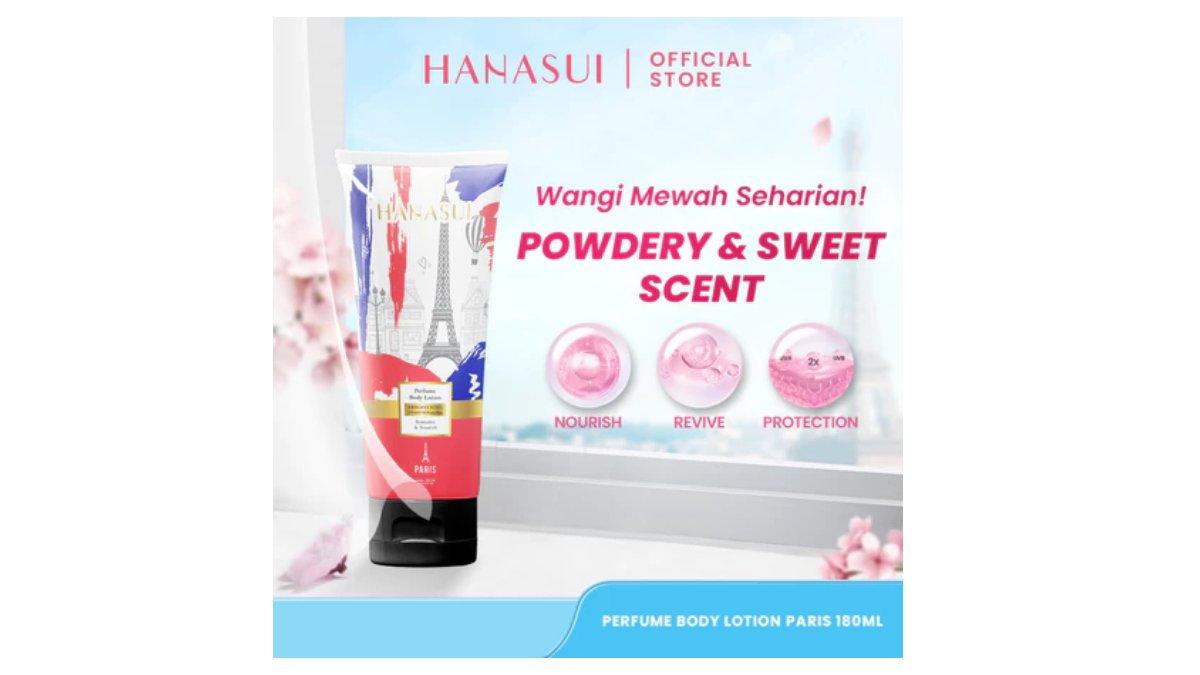 Ilustrasi varian Hanasui Brightening Perfume Body Lotion - Paris